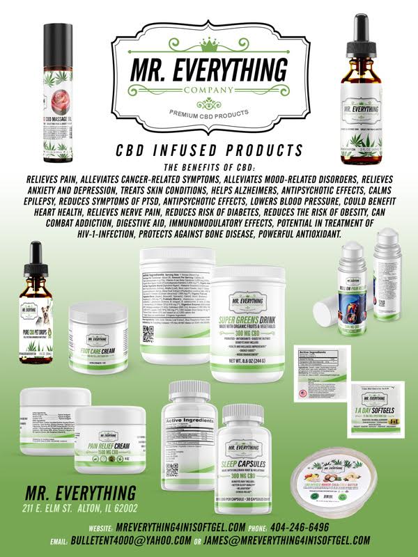 CBD Infused products